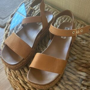 Women's Steve Madden Tan Woven Sandals